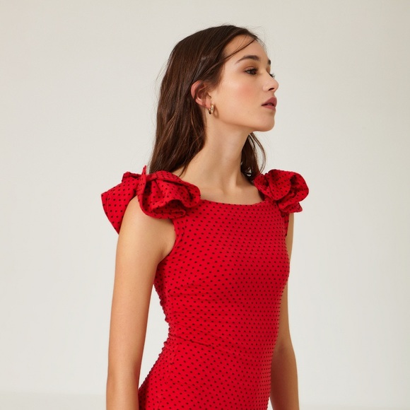 Cherry Red Dress - Picture 3 of 3